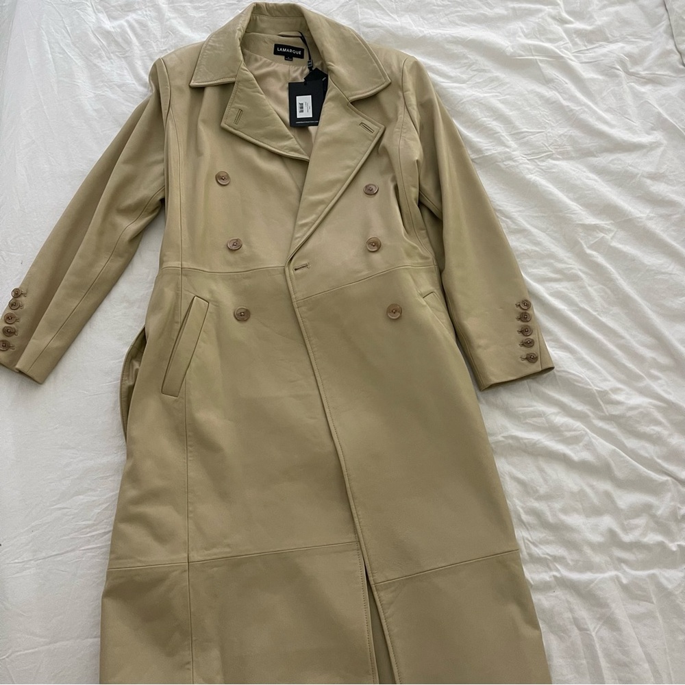 Lamarque Genuine Leather Trench